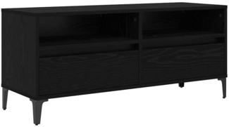 vidaXL TV-Schränk Schwarz Eichen-Optik 100 x 34,5 x 44,5 cm 881470