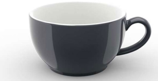 Kaffee-Obertasse 0,25 l Solid Color Anthrazit Dibbern Kaffeetasse - Mikrowelle geeignet, Spülmaschinenfest