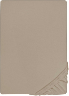 biberna Jersey-Elastic-Boxspring-Spannbetttuch 0077640, basalt, 1x 140x200 cm - 160x220 cm