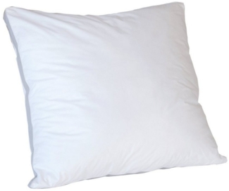 3-Kammer-Kopfkissen HYBRID SERIE aus Baumwolle - Polyester - Federn, 80 x 80 cm