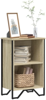 vidaXL Bücherregal Sonoma-Eiche 50x31x74,5 cm Holzwerkstoff 848600
