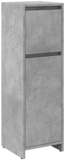 vidaXL Badezimmerschrank Betongrau 30x30x95 cm Holzwerkstoff 856060