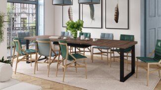Mazzoni Esstisch Design Avella Tisch XXL ausziehbar 160 bis 310 cm