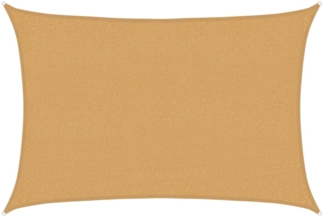 vidaXL Sonnensegel 160 g/m² Rechteckig Sandfarben 2x3 m HDPE 4002029