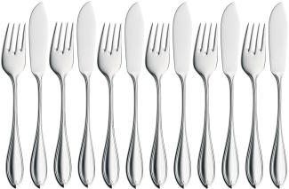 WMF Premiere Fischbesteck-Set, 12-teilig, Cromargan protect® 3201112838