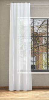 Neutex for you! Vorhang Vienna-ECO, Multifunktionsband (1 St), halbtransparent, Jacquard