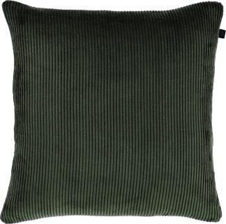 Overseas Ripp Kissen - 45 x 45 cm - Olive Grün dun