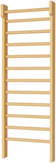 Holz Kletterwand 225x70 cm Kinderzimmer Sport Sprossenwand Turnwand Wandleiter