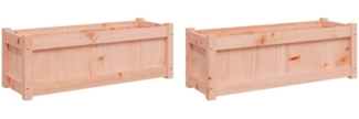 vidaXL Pflanzkübel 2 Stk. Massivholz Douglasie 837456