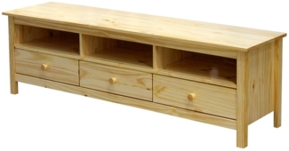 TV-Board 158 x 47 x 40 cm Kiefer Natur