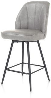 2er Set Leo Barhocker grau