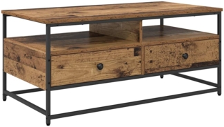 vidaXL Couchtisch Altholz 100 x 51 x 45 cm Holzwerkstoff 882764