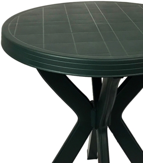 Gartentisch Balkontisch Bistrotisch Tisch Rund Grün Don Ø70xH72cm