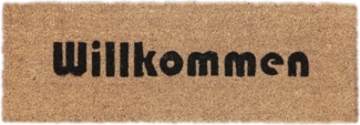 Kokos Fußmatte Willkommen schmal 10043444