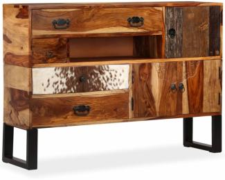 vidaXL Sideboard Massivholz Palisander 115x30x80 cm 244930