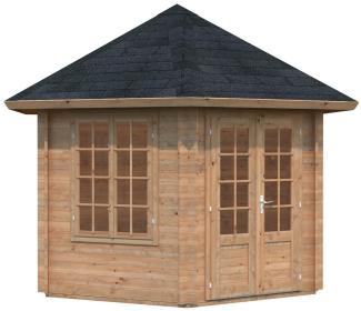 Palmako Holz-Pavillon Hanna inklusiveFußboden 303x303 cm Holzpavillon 4743142052464