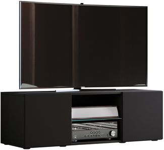 VCM TV-Möbel Lowina 912913 Schwarz H. 40 x B. 115 x T. 36 cm