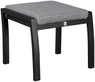 LC Garden Sondrino Hocker schwarz Fußbank