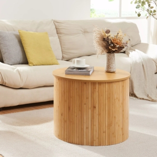 Couchtisch Ledepid 48xØ60 cm Natur [en. casa]