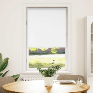 vidaXL Verdunkelungsrollo Weiß 70x175cm Stoffbreite 65,7 cm Polyester 4011928