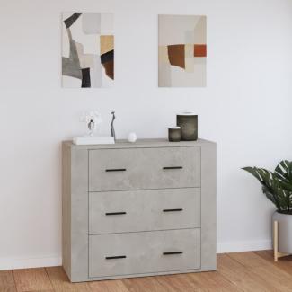 vidaXL Sideboard Betongrau 80 x 33 x 70 cm Holzwerkstoff [816580]