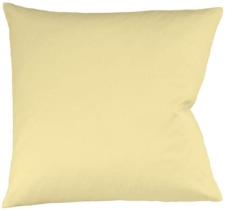 fleuresse Kissenbezug Colours Mako Satin, 100% Baumwolle, mit Reißverschluss, (2 Stück), Mako Satin, glänzend, glatt, Premium Qualität