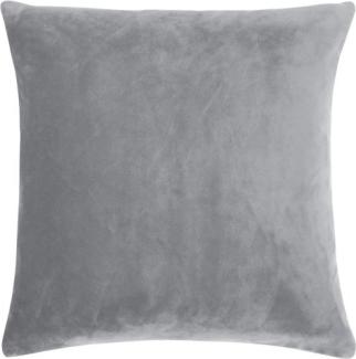 pad Kissenhülle Samt Smooth Light Grey (60x60cm) 10424-U15-6060