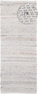 Morgenland Kelim Teppich - Trendy - Dream - läufer - 200x80 - Silber