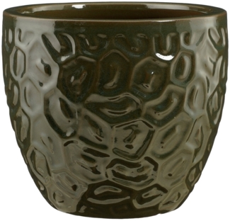 Mica Decorations Übertopf Peto Ton dunkelgrün Ø 29 x 26 cm