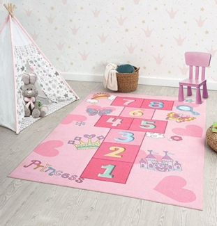 the carpet Teppich Happy Life, rechteckig, Höhe: 4 mm, Life Kinderzimmer Teppich Spielteppich pflegeleicht