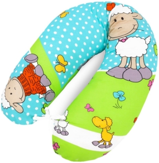 Amilian Stillkissen XXL 170 cm - Schwangerschaftskissen & Seitenschläferkissen mit Bezug, - Lagerungskissen - Nursing Pillow - Pregnancy Pillow, mit Füllung, Schlafkissen für Seitenlage - Körperkissen