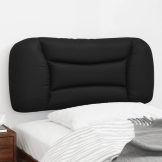 vidaXL Kopfteil-Kissen Schwarz 90 cm Kunstleder 374544