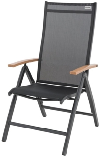 DOPPLER Expert Multipositionssessel schwarz Alu Wood 266EH011020