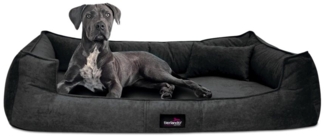 tierlando® Tierbett tierlando® Orthopädisches Hundebett BRUCE VELOURS Waschbar Große Hunde, orthopdisch, waschbar, samtweich