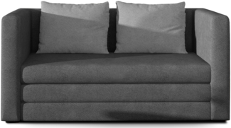Eltap Neva Sofa (Soro 93, Soro 83) mit Schlaffunktion, Dunkelgrau, 70 x 62 x 132 cm