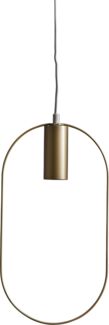 Hängeleuchte "Shape", E27, gold, Kabel weiß
