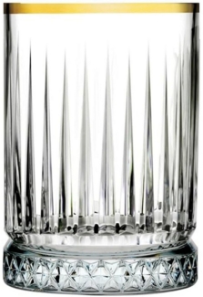 PASABAHCE 6er Set Elysia Golden Touch Trinkglas Gläser 110ml