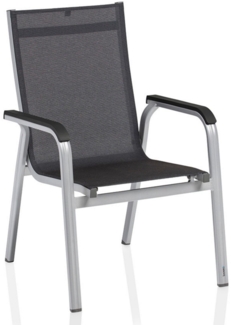 Kettler Basic Stapelsessel Gartensessel Premium Gartenstuhl Alu silber NEUHEIT
