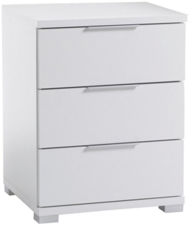 Nachttisch Uno / Universal, Holzwerkstoff, Weiß, 46 x 61 x 42 cm