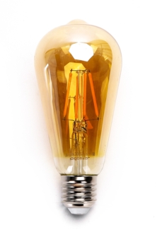 8W ST64 LED E27 Filament Leuchtmittel Retro Nostalgie Glühbirne Standard Edison Gewinde 2200K warmweiß