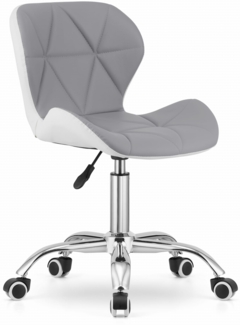 Valora AVOLA Drehstuhl, Grau und Weiß, ergonomisches Design