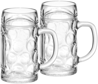 Van Well München Bierkrug 0,5 l geeicht 2er Set