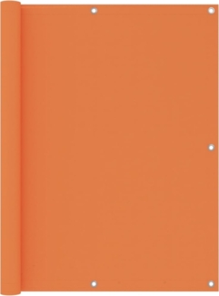 vidaXL Balkon-Sichtschutz Orange 120x400 cm Oxford-Gewebe 135053