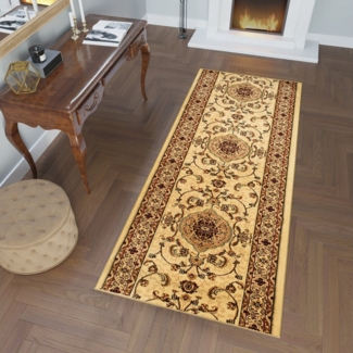Tapiso Läufer YESEMEK, rechteckig, Höhe: 12 mm, Flur Brücke Kurzflor Klassisch Korridor Wohnzimmer Schlafzimmer