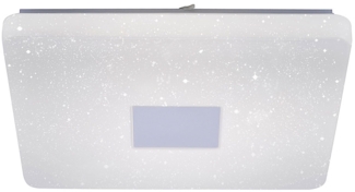 LED Deckenlampe, Fernbedienung, CCT, dimmbar, weiß, L 60 cm