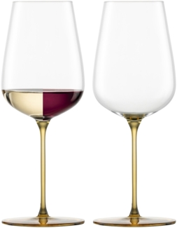 Eisch Inspire SensisPlus Allroundgläser Fruchtig & Aromatisch 580 ml 2er Set Amber