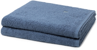 Ross Vita 2 tlg. Frottier-Set - 2 X Duschtuch (70 X 140cm) - 520 g/m2 - Denim
