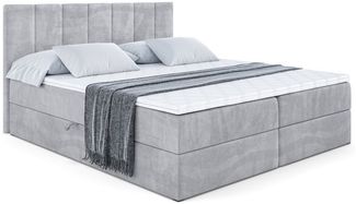 ALTDECOR Boxbett MOETI (Multipocket-Matratze H4, H3 Matratze Bonellfederung, Topper, Kopfteil)