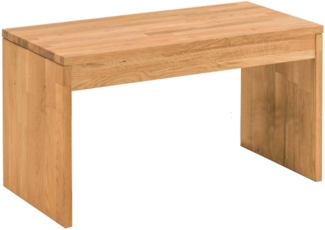 Garderobenbank Sitzbank KIRSA 82 cm Wildeiche massiv