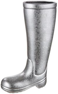 GILDE Schirmständer GILDE Schirmständer Stiefel - silber - H. 45cm x B. 26cm (1 Stück)